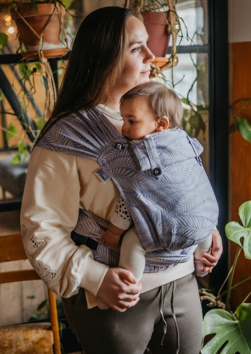 Pure Baby Love Wrap & Go Baby Palm Lila