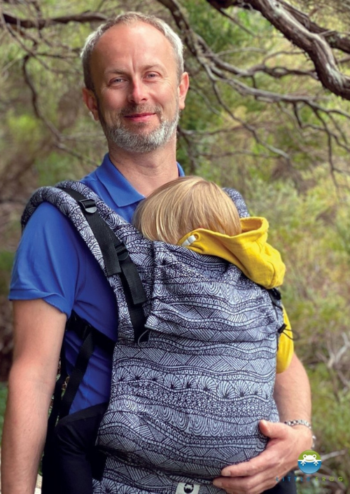 Little Frog Toddler Carrier Carbon Harmony