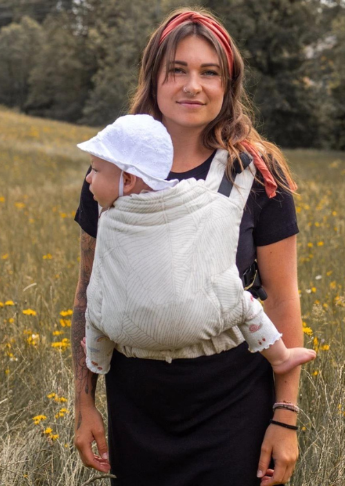 Hoppediz Buckle Baby Carrier Grenada Natural Linen