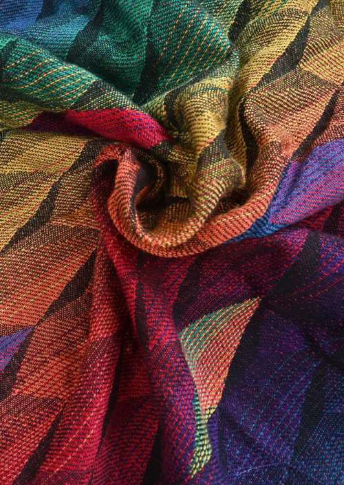 Ringsling Yaro Kite Trinity Multicolor Double Rainbow High Wool