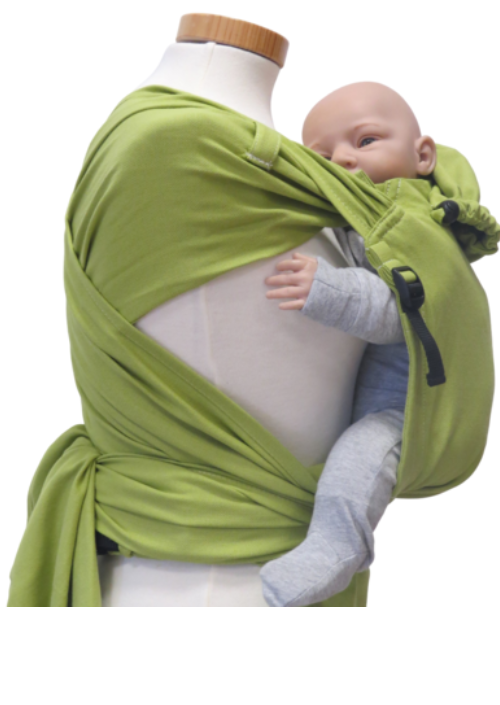 Storchenwiege WrapBabyCarrier May Green