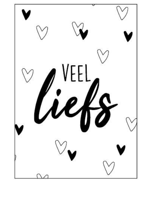 Cadeaukaart Veel Liefs