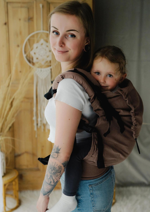 Little Frog XL Toddler Carrier Linen Mocha