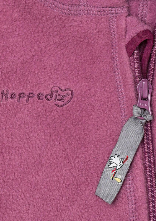 Hoppediz Fleece-Overall Paars