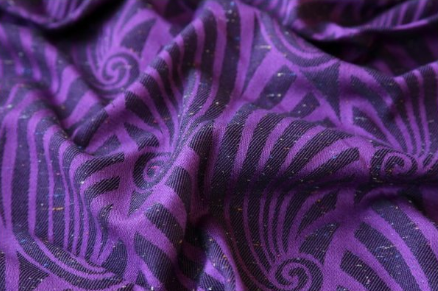 Yaro Dandy Purple Black Tencel Confetti