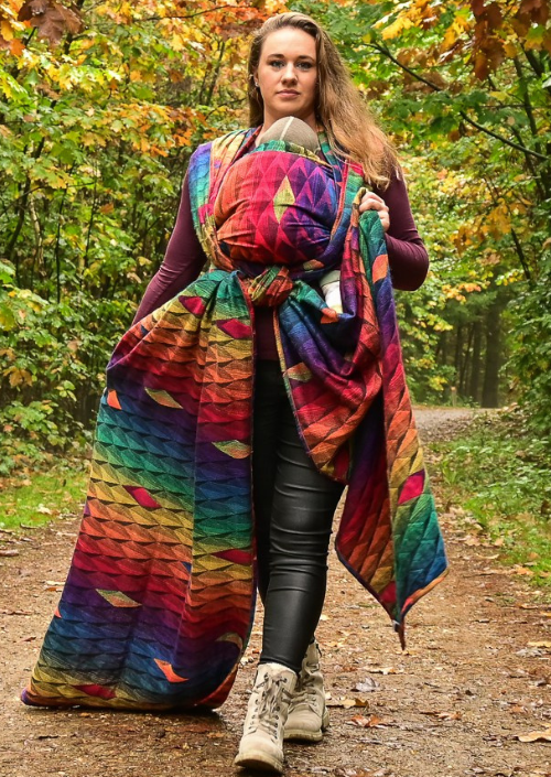 Yaro Kite Trinity Multicolor Double Rainbow High Wool