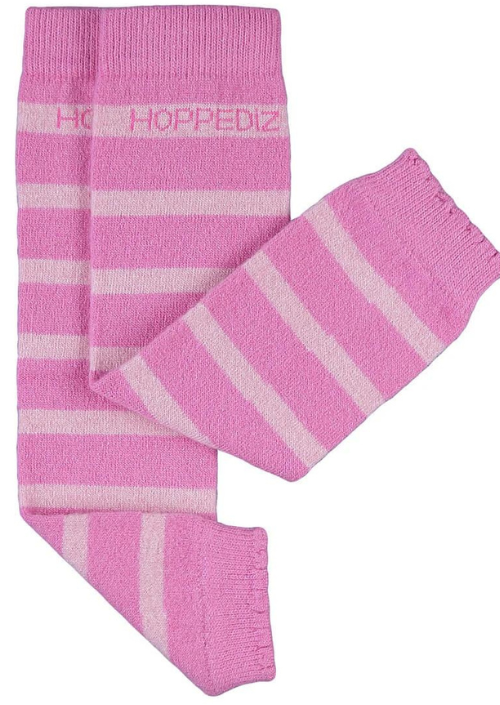 Hoppediz Beenwarmers Pink Rose Striped