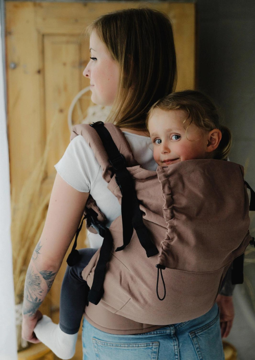 Little Frog XL Toddler Carrier Linen Mocha